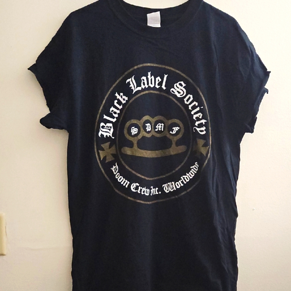 Large Gildan Heavy Cotton Black‎ T-Shirt